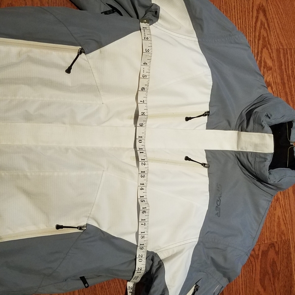 Men's Spyder Axys Ski Jacket White/Gray Large - Picture 3 of 12